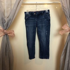 Delia’s Taylor Capri skinny leg jeans. Size 1/2
